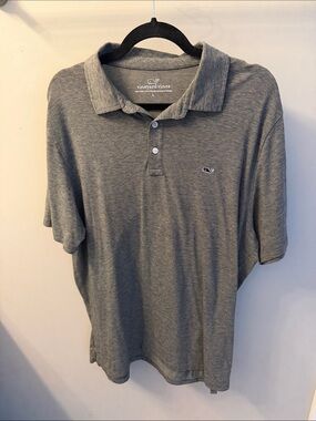 Vineyard Vines Men’s Heather Gray Polo
